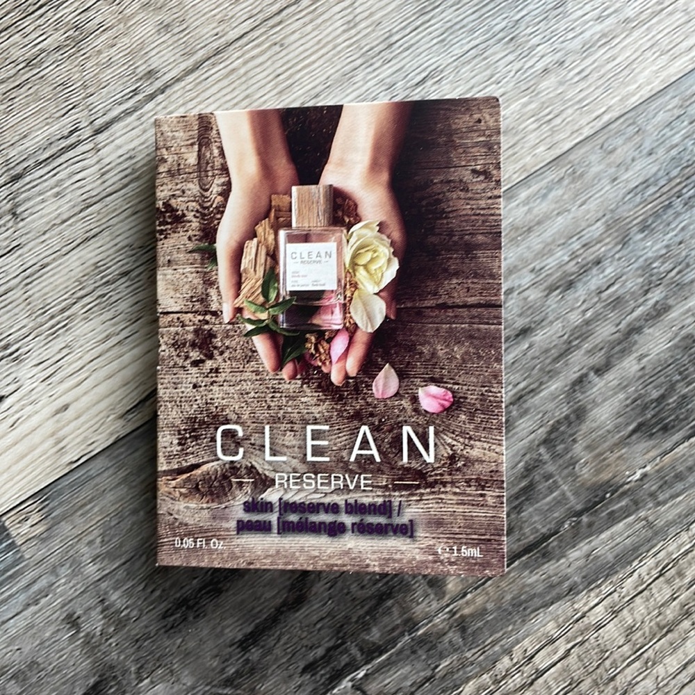 New clean skin reserve sample
